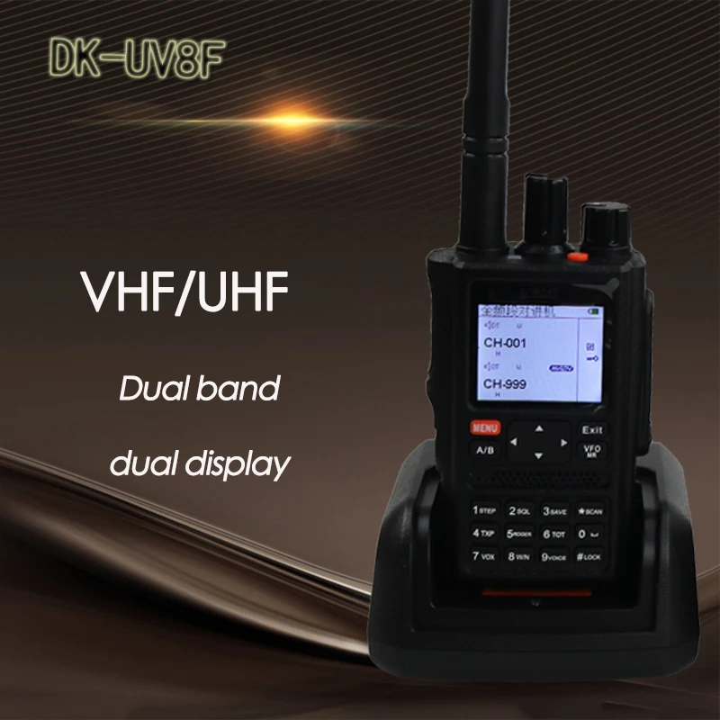 DONGKE UV 8F мощная рация 10 км CB радиостанция yaesu sq трансивер VHF переносная dmr Radio