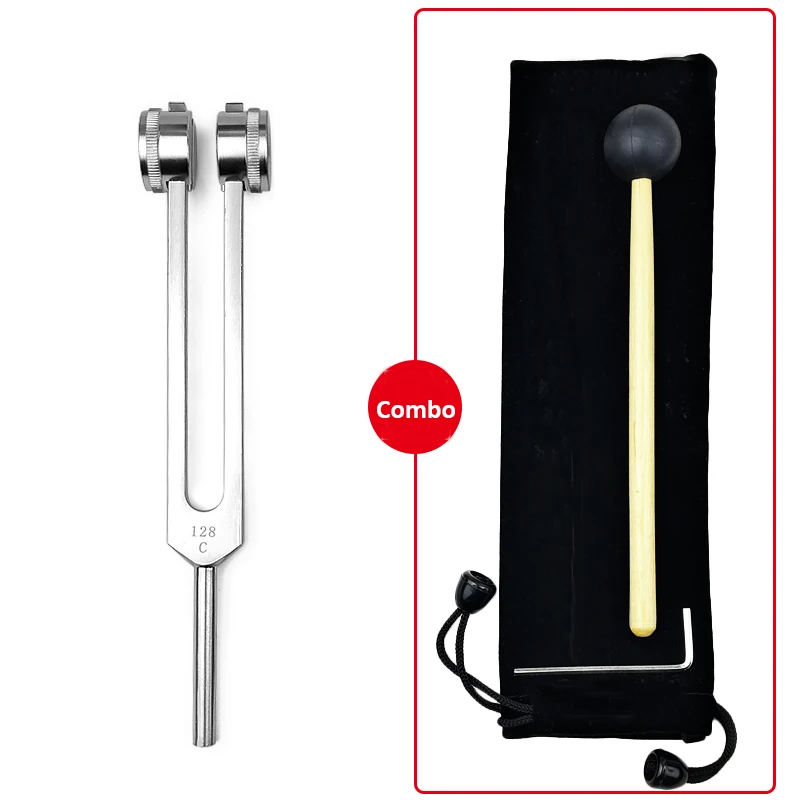 Вилка с настройкой частоты 128 Гц вилка молотком шариком в виде чакры инструмент