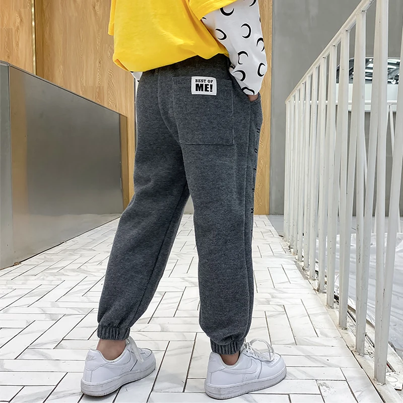 

New Hip Hop Dance Pants Soft Casual Pants Rave Outfit Black Kids Jogger Boys Clothes Dancer Outfit Street Dance Costume DL7552