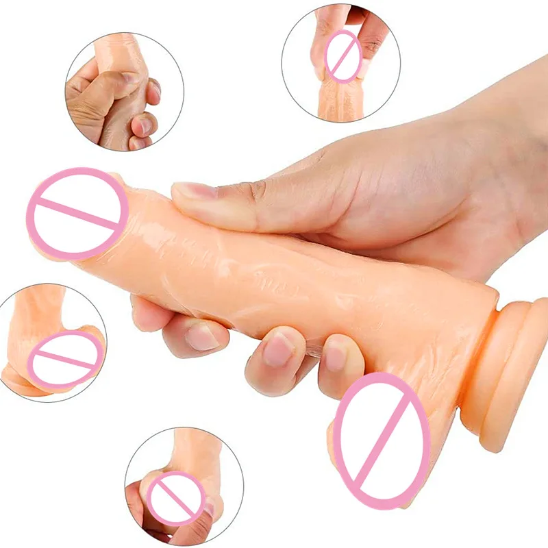 Мягкий силиконовый кристально прозрачный фаллоимитатор для взрослых