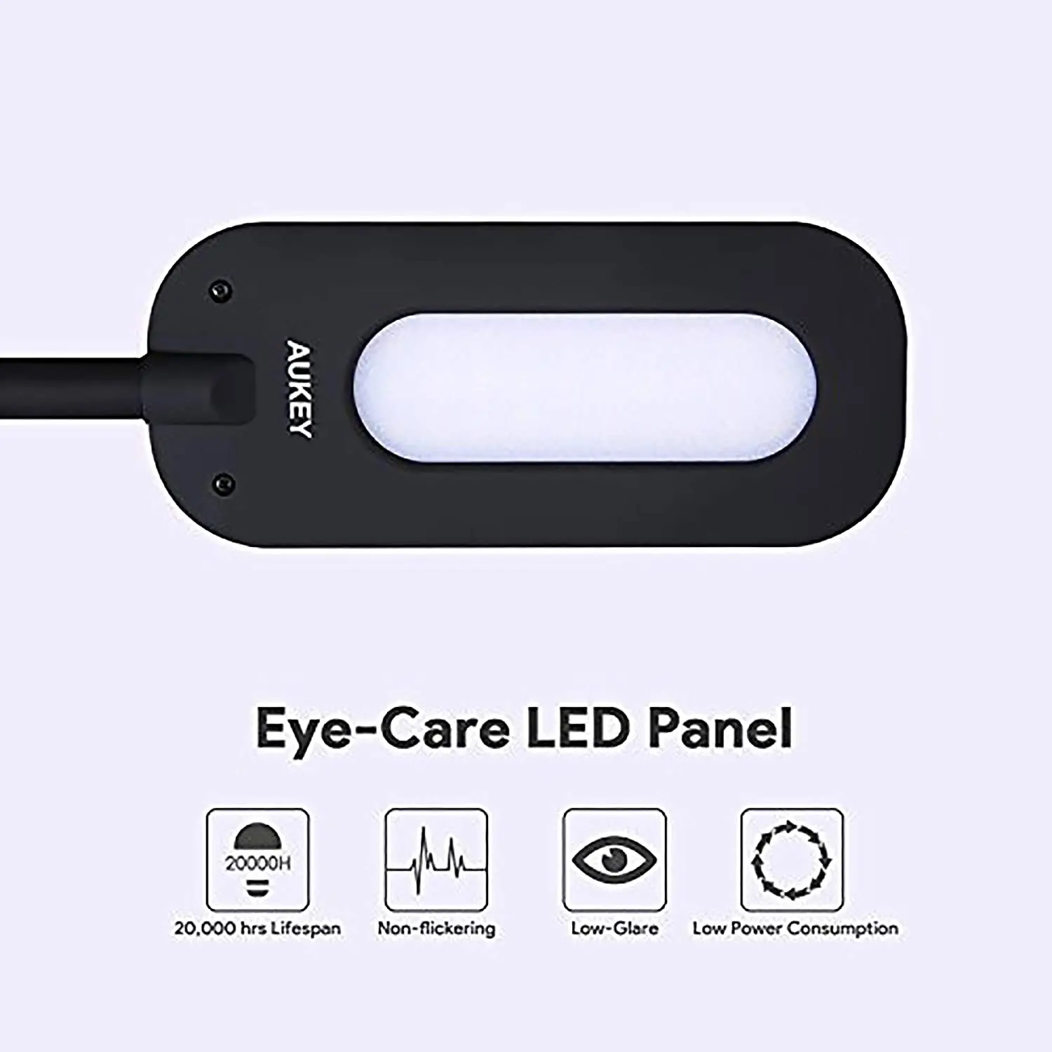 Floor Lamp With Brightness Control Knob And Flexible Neck LED Eye Care Natural White Light For Living Room Bedroom | Лампы и освещение