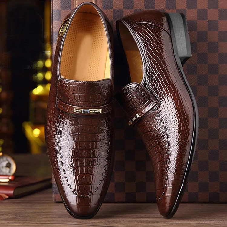 

Men's Spring and Summer Pattern Low-Top Casual Embossed Leather Shoes zapatos de hombre man shoesrgb6