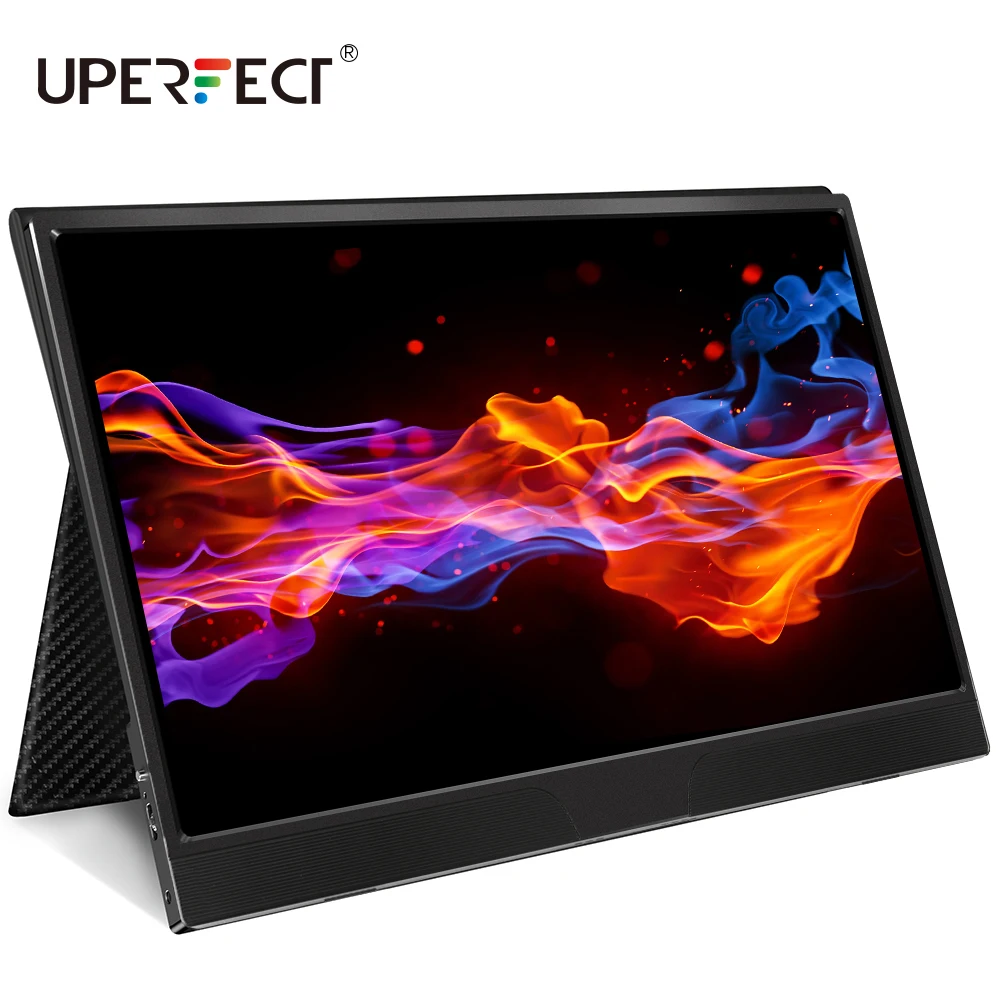 Тонкий портативный ЖК монитор UPERFECT FHD с IPS экраном 15 6 дюйма USB Type C HDMI для ноутбука
