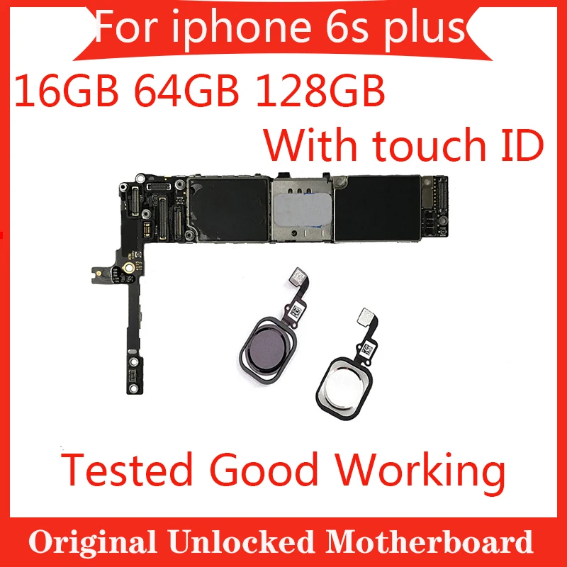 

Оригинальная материнская плата clean icloud 16 Гб 64 Гб 128 ГБ для iphone 6s plus с/без touch ID Высококачественная материнская плата с системой IOS