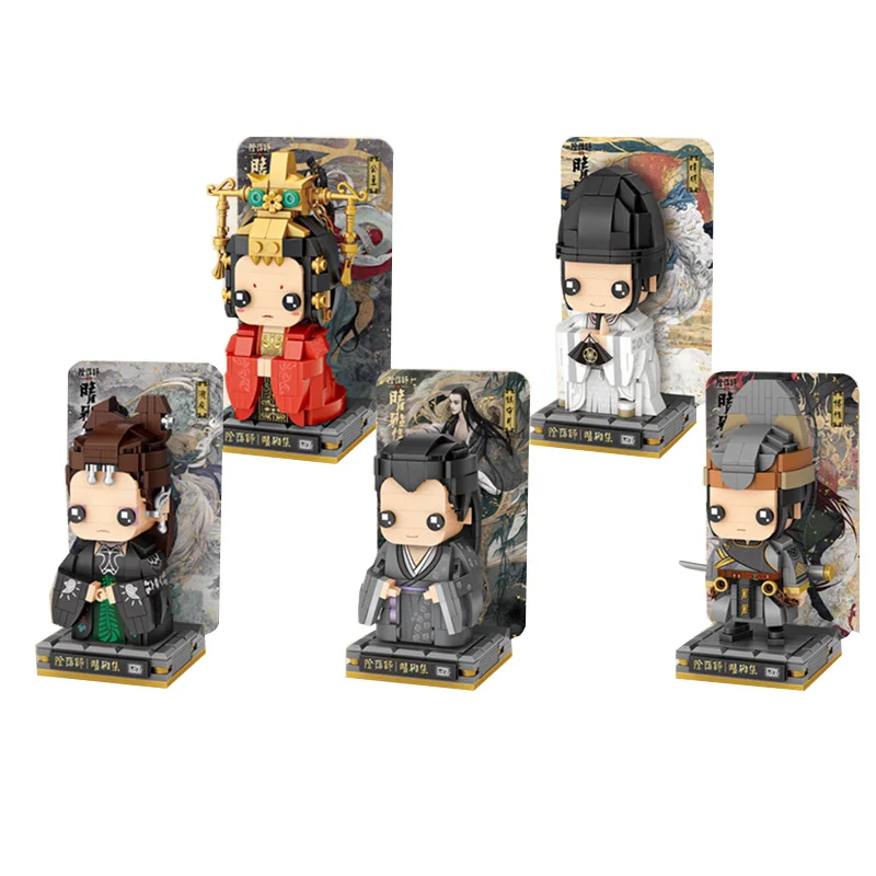 

LOZ Qingya Набор персонажей Onmyoji периферийные сборные строительные блоки мини-частицы Обучающие игрушки взрослые игрушки