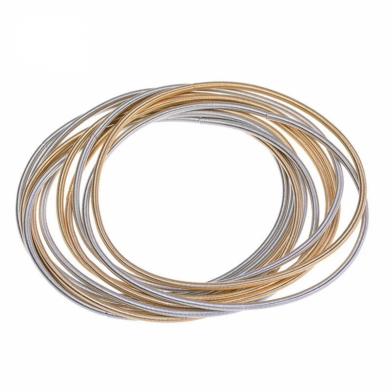 

High-quality Ladies and Men's Fun Steel Wire Bracelet 19 Cm Long Ladle Bracelet Jewellery Accessories 3-piece Set for Sale