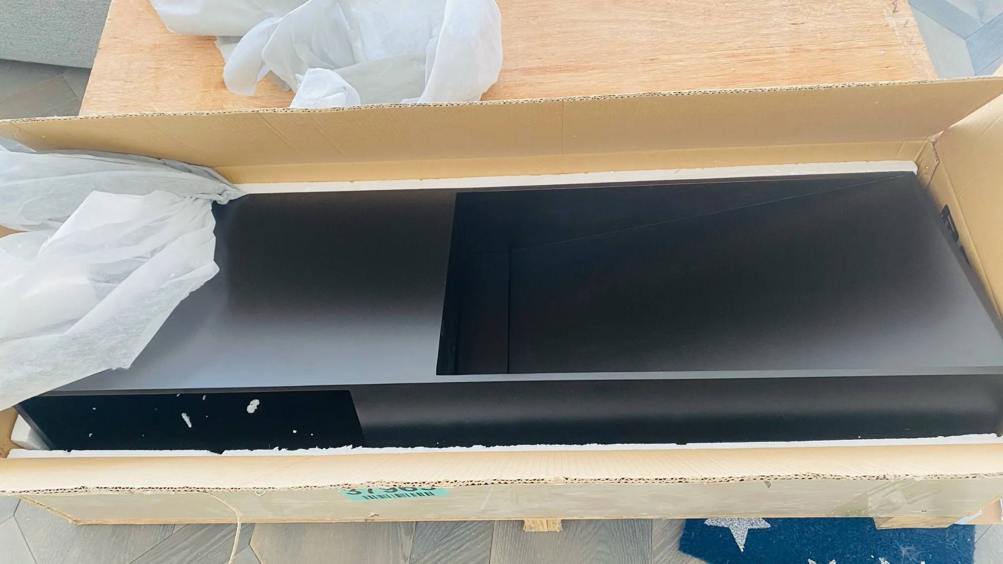 Раковина Corain прямоугольная настенная раковина матовая твердая поверхность