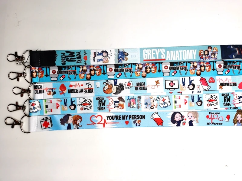 Новые с принтом медсестры шейный ремешок Мобильный телефон брелок подвесками