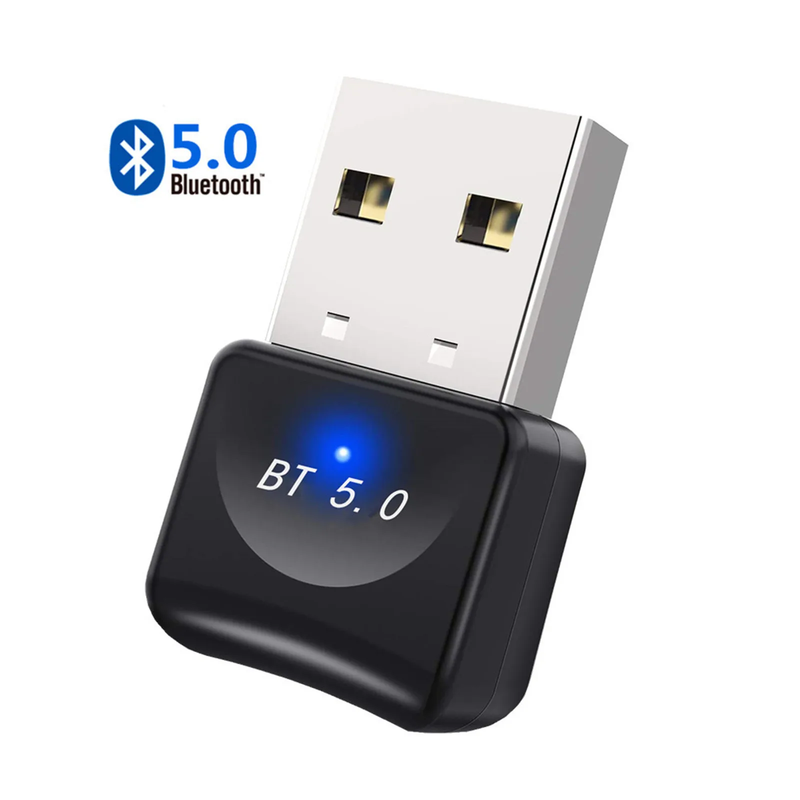 

USB Bluetooth 5,0 адаптер Bluetooth ключ 5,0 передатчик Bluetooth приемник Мини аудио адаптер для компьютера ПК ноутбука музыки
