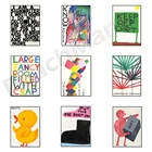 Современный художественный плакат Дэвида шригли, забавный необычный художественный выставочный плакат, холст для гостиной, украшение для дома