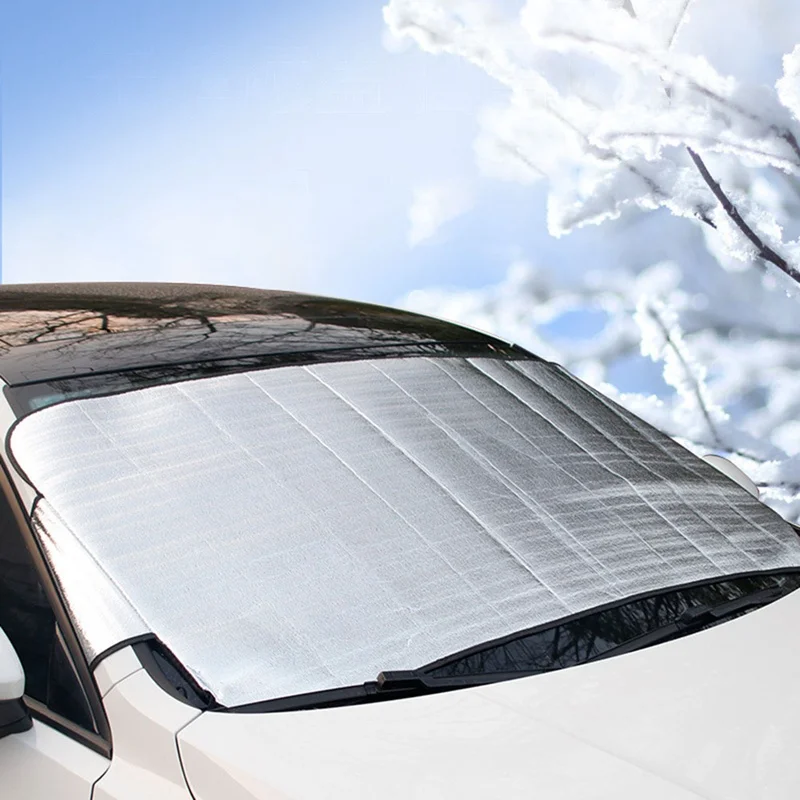 

Universal Foldable Car Windshield Snow Ice Cover Sunshade Visor Front Reat Window Windscreen Protector Cover Auto Ourdoor Guard