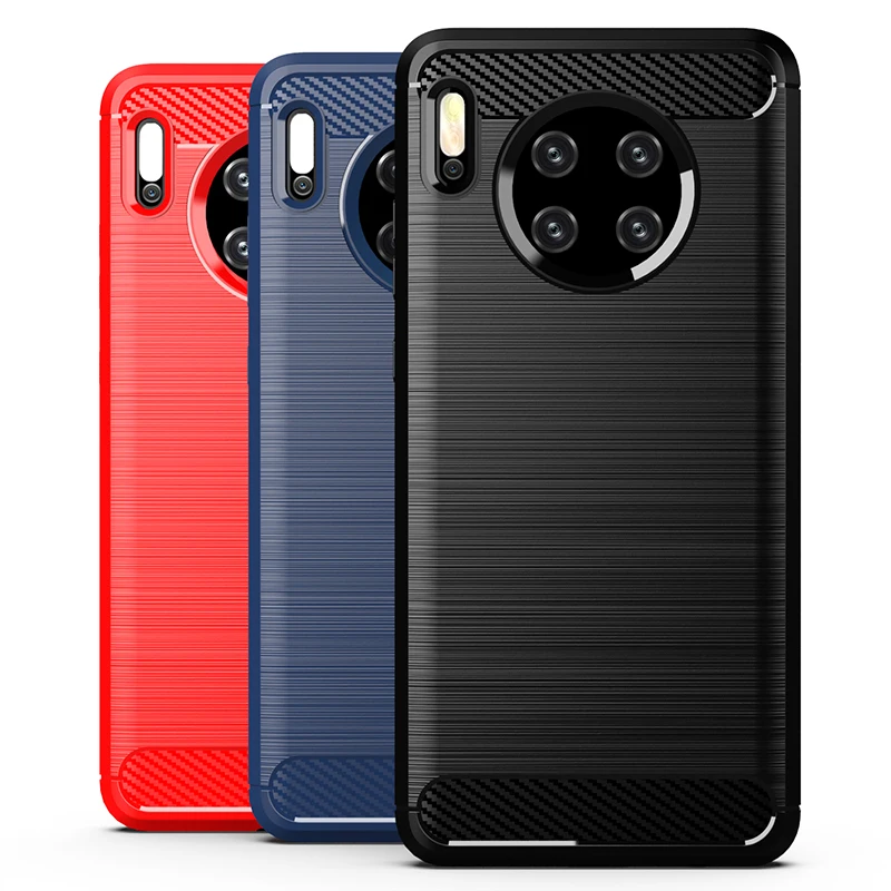 Чехол для Huawei Mate 30 Pro силиконовый армированный мягкий чехол Lite Mate30 телефонные