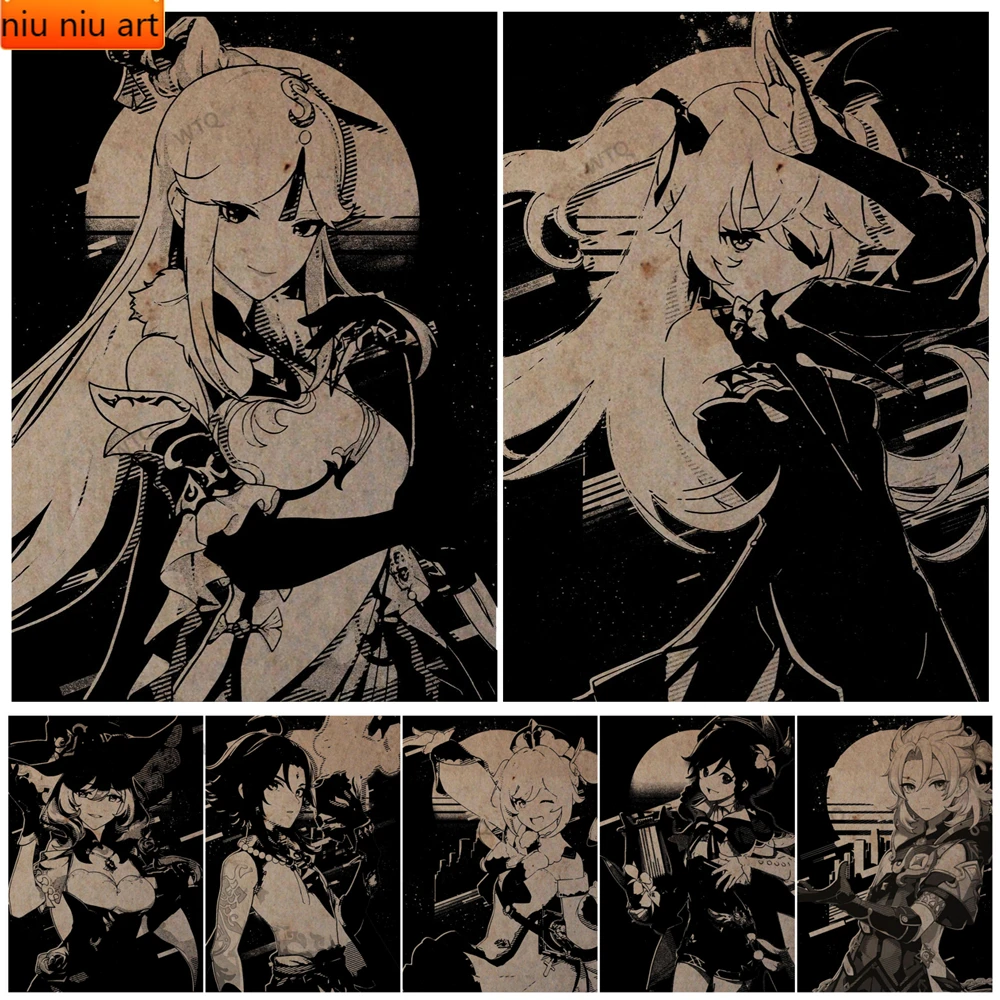 

5D DIY Genshin Impact Anime Full Diamond Embroidery Diamond Painting Diamond Inlaid Diamond Mosaic Cross Stitch Kits Room Decor