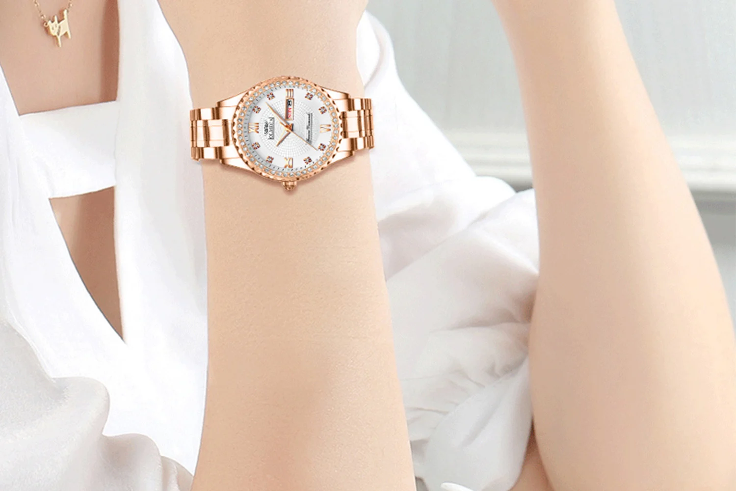 OLMECA женские наручные часы модные Авто Дата Роскошные Кварцевые часы Relogio Feminino часы 30 м водонепроницаемые часы светящиеся стрелки