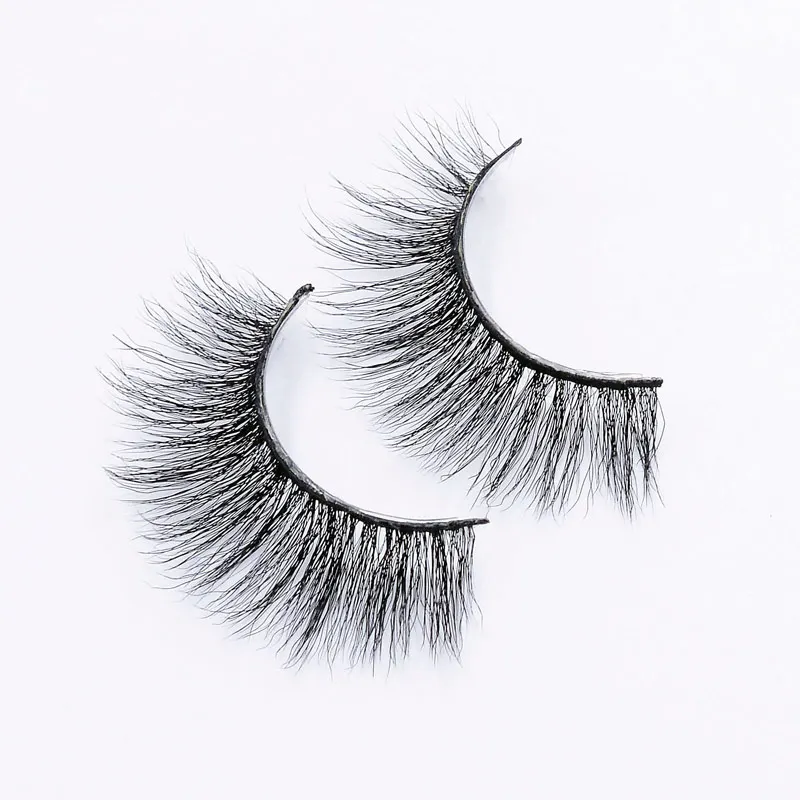 Wyuen Natural Eyelashes Extension Nude Makeup Curl False eyelashes Reusable 5D Faux Mink Lashes for 5D-124 | Красота и здоровье