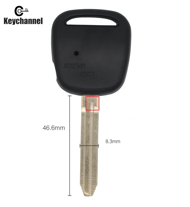 PCS 1 Hole Button With TOY43 Blade Car Key Case Replace Remote Shell For TOYOTA Carina Estima Harrier Previa Corolla Celica | Автомобили и