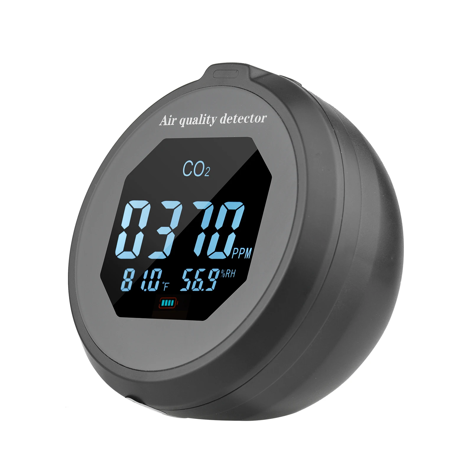 

Цифровой измеритель углекислого газа 3-в-1, 4,3-дюймовый монитор углекислого газа, детектор качества воздуха пальмового размера, анализатор к...