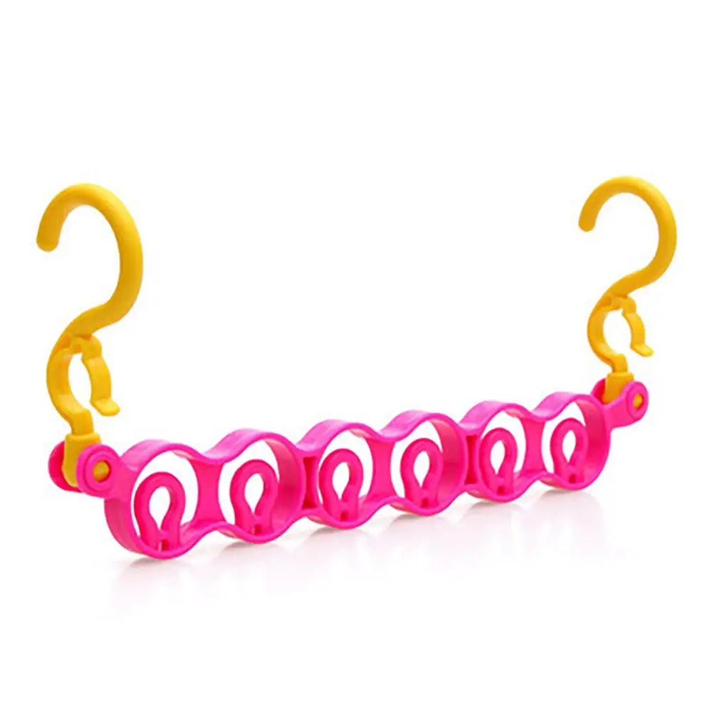 6 отверстий путешествия волшебный крючок Вешалка Ветрозащитный домашний шкаф