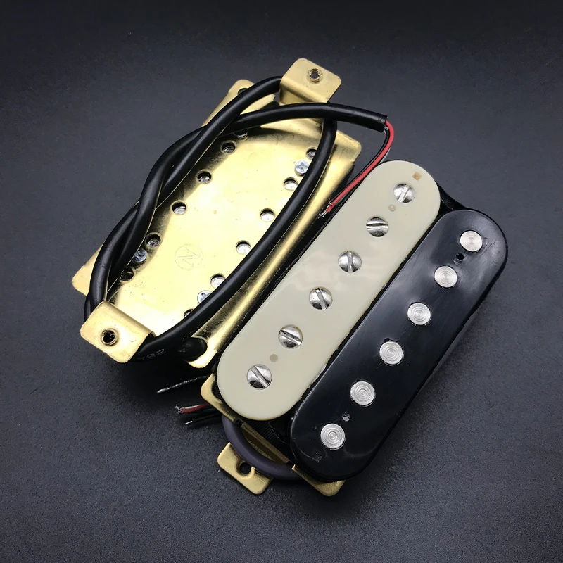 humbucker gitarre pickup doppel spule lp elektrische gitarre pickup zebra hals und brücke pickup für lp elektrische guitarra free global shi