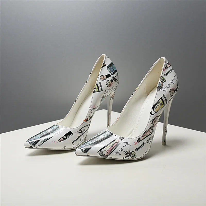 YECHNE Vrouw Bridal Hak Schoenen Witte Bruiloft Hoge Hakken vrouwen Plus Size pintige Teen Pompen Partij Stiletto | Обувь