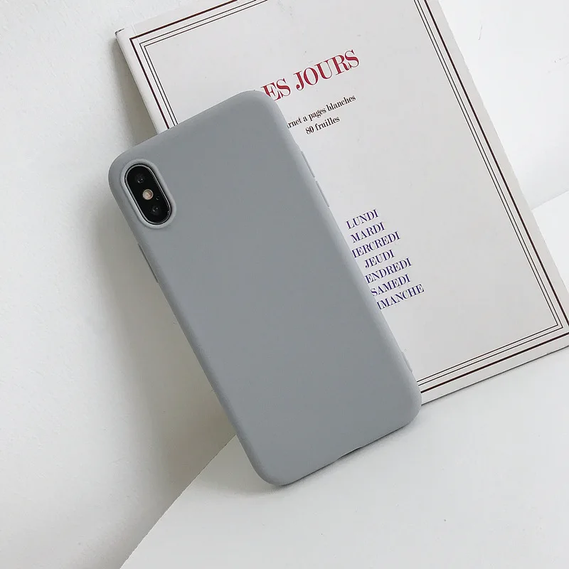 Ультратонкий матовый чехол карамельного цвета для Xiaomi Mi A3 A2 A1 6X 5X 8 Lite 9 SE 9T 10 Pro Note