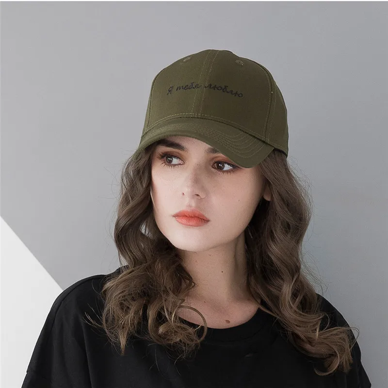 

baseball cap 2020 fashion Simple embroidery letter All-match Lovers Outing Unisex hat casquette kpop gorras hombre snapback bone