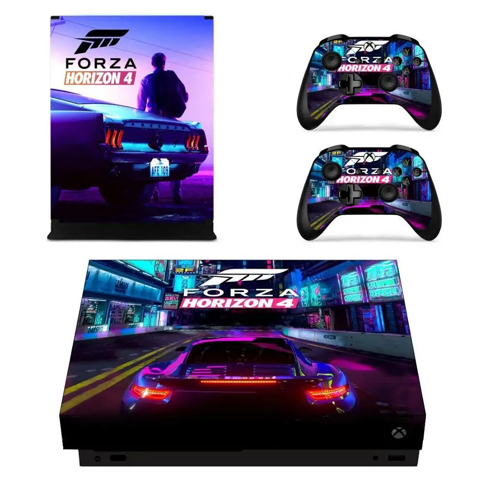 Наклейка Forza Horizon 4 s для Xbox One X Viny Skin sticker Pegatina Adesivos консоли one и пультов