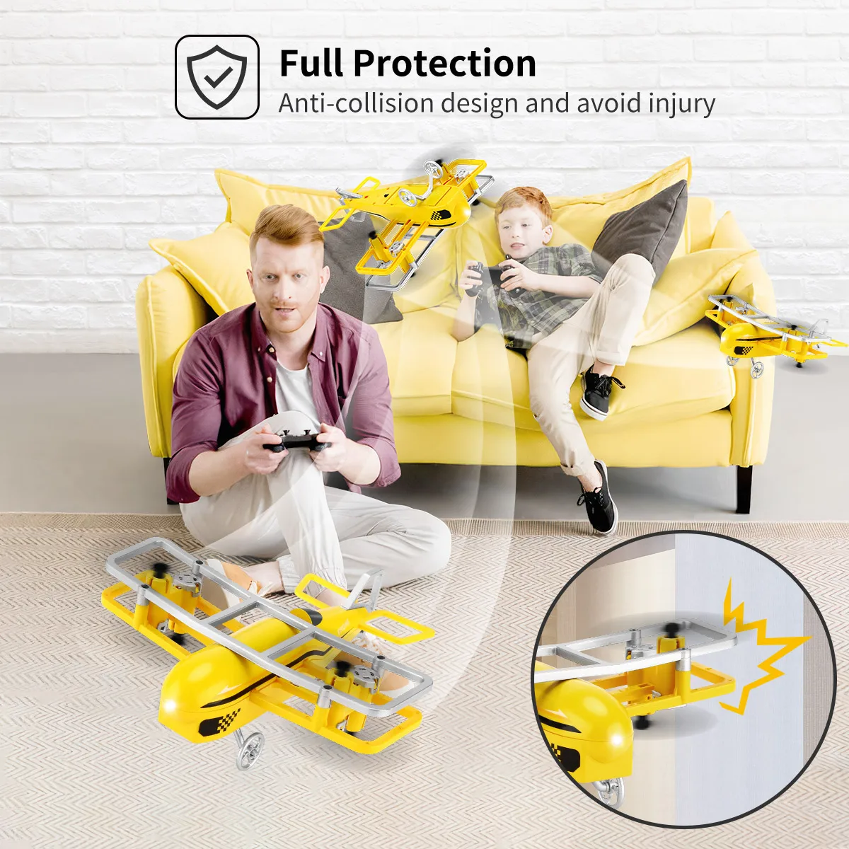 JJRC H95 мини Радиоуправляемый вертолет для мальчиков Игрушка 2 4G 360 градусов Дрон