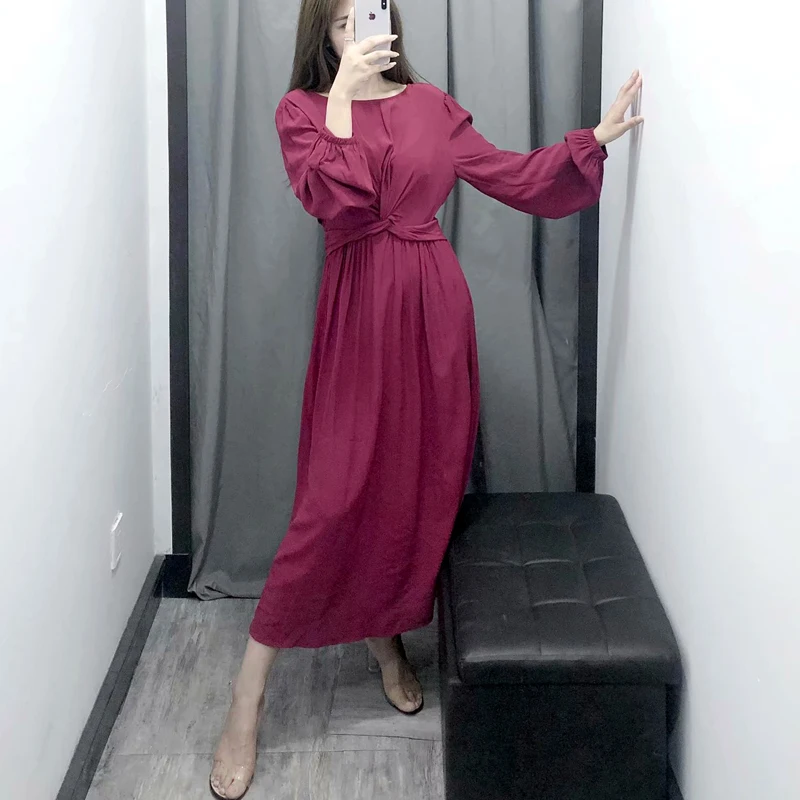 Женское длинное платье с открытой спиной однотонное элегантное праздвечерние