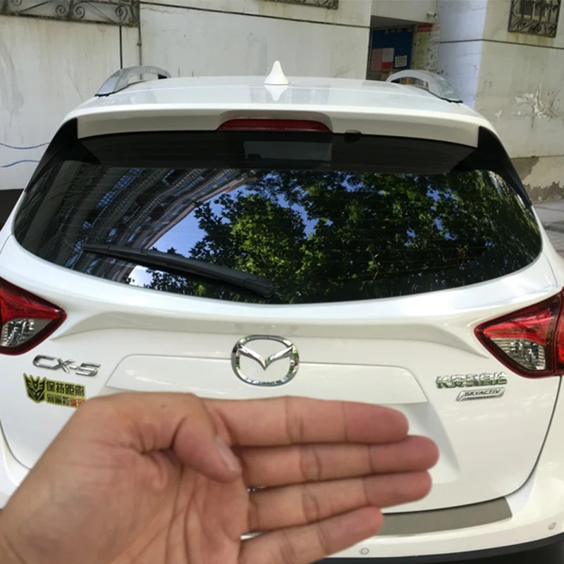 CX 5 ABS Неокрашенный Праймер задний Средний спойлер крыло для Mazda 2012 2016|spoiler wing|rear