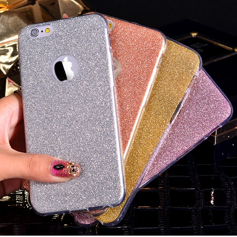 Милый Блестящий Мягкий Силиконовый ТПУ чехол для iphone XS MAX XR X 7 8 6 6S Plus 5 5S SE тонкий противоударный защитный чехол