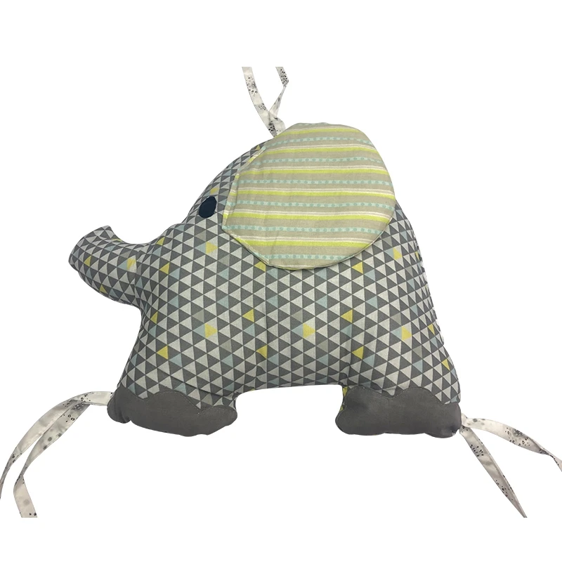 6 шт./лот детская кровать бампер кроватка слон защита для кроватки новорожденных