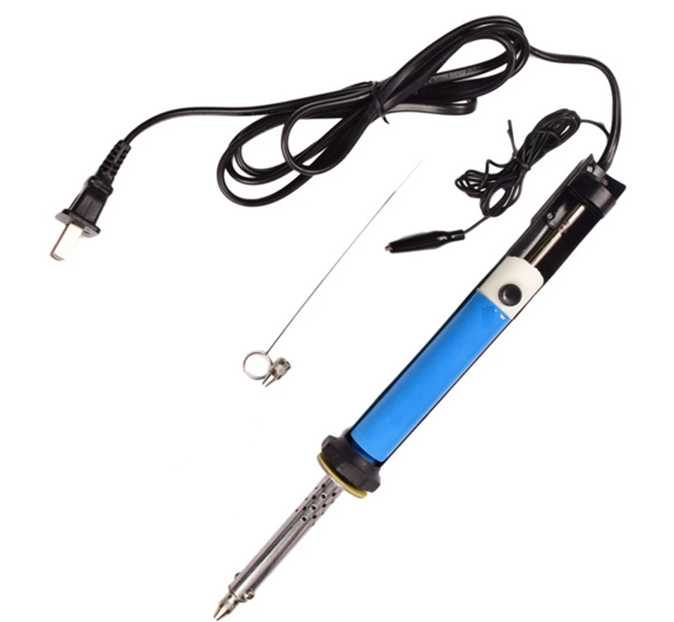 

Free shipping Desoldering Gun 842A 220V 30W Suction tin soldering iron 2 in 1 electric suction tin+Tip +Tong Acupuncture