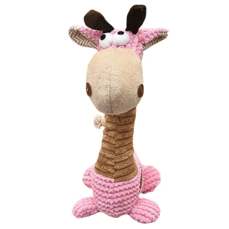 

The Material Of The Giraffe's Vocal And Chewing Toy Is Selected High-Quality And High-Elastic PP Cotton