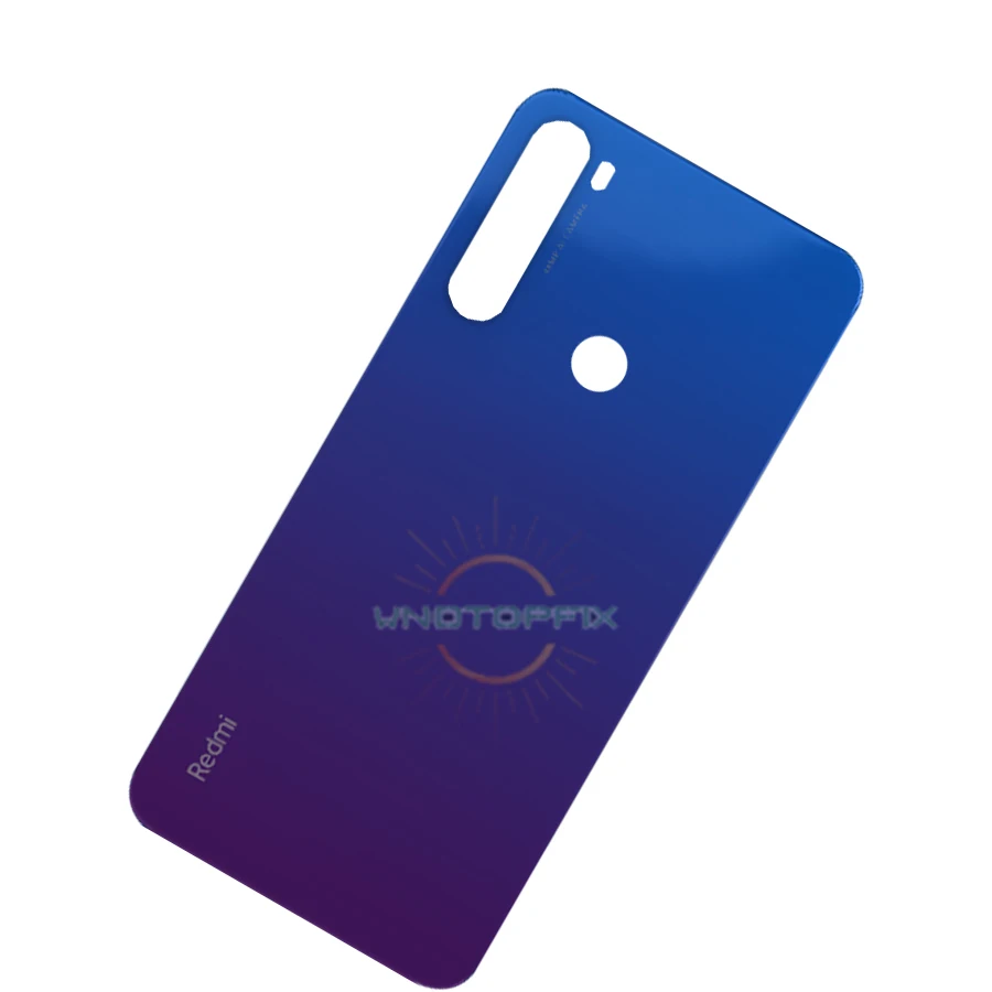 Оригинал для Xiaomi Redmi Note 8t крышка батареи Задняя стеклянная панель Дверь Корпус