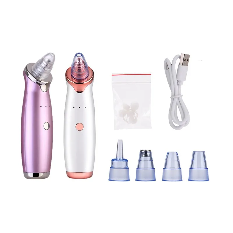 

Face Blackhead Remover Vacuum Pore Cleaner Suction Facial Cleansing Black-Head Cleanser Acne Extractor Diamond Microdermabrasion