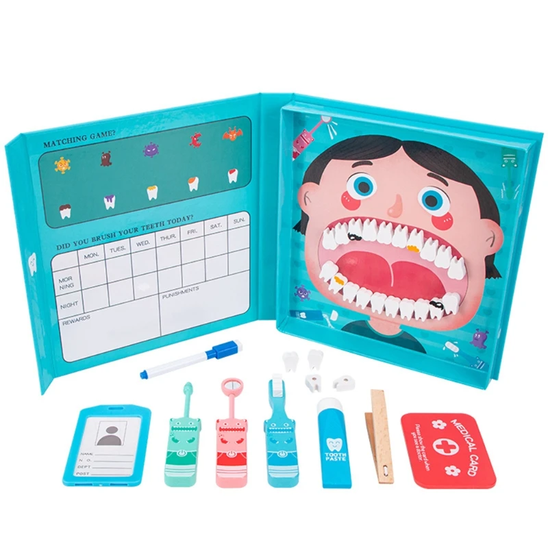 

Форма для ролевых игр для детей, стоматологический докторский набор, медицинский набор, ролевые игры, развивающая игрушка, врач, игровой наб...