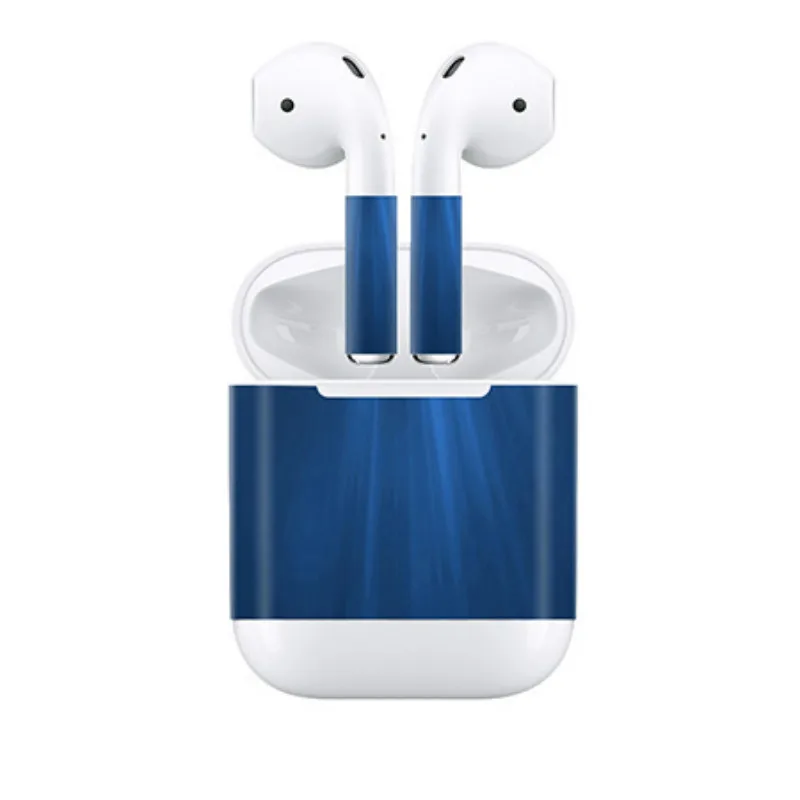 Модная защитная виниловая наклейка для наушников Apple AirPods съемная клейкая