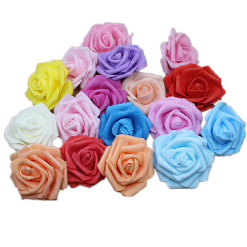 

6CM 100 foam rose artificial flowers Decorating wedding party nice DIY bouquet