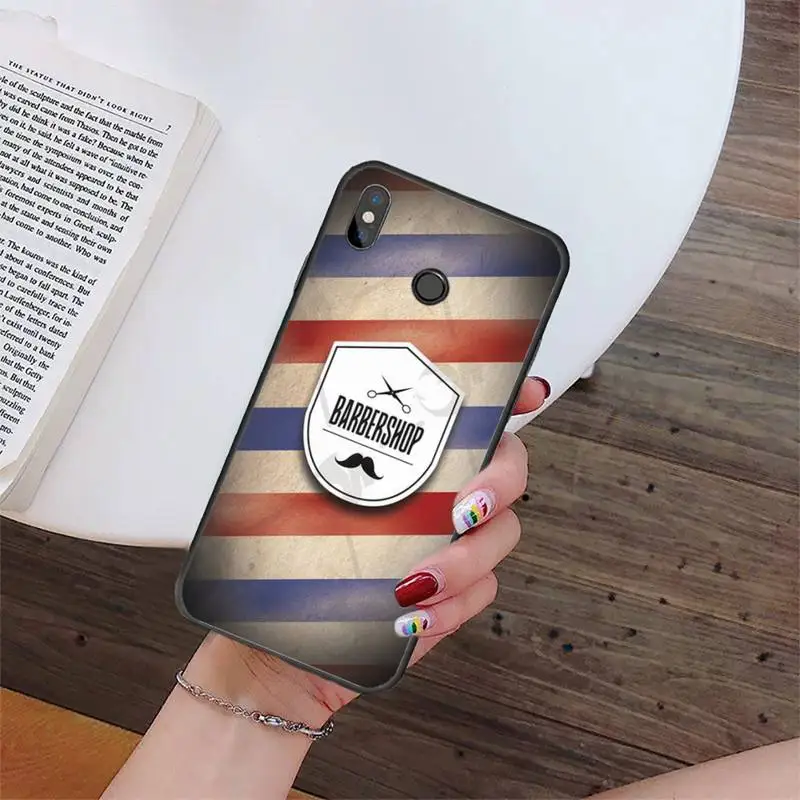 

Barber Shop Hair Stylist Salon Phone Case For Xiaomi Redmi 4x 5 plus 6A 7 7A 8 mi8 8lite 9 note 4 5 7 8 pro