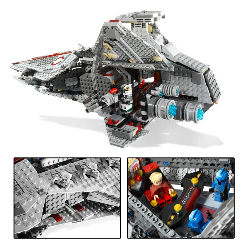 05042 Compatible With 8039 Star Venator Set Republic Toy Attack Cruiser Model Wars Building Block Bricks Birthday Gifts | Игрушки и