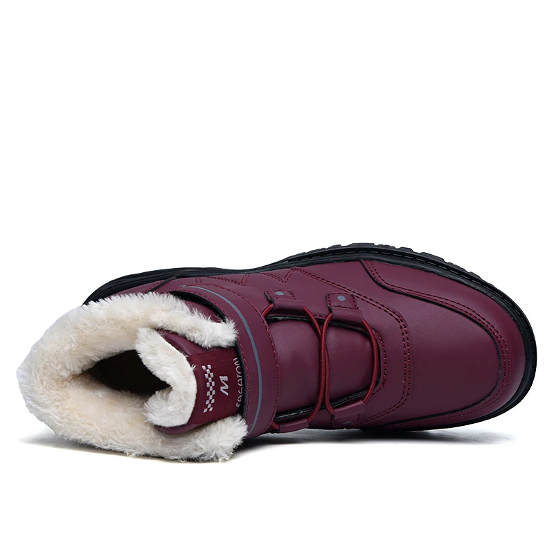 Женские зимние сапоги с высоким берцем высококачественные уличные Нескользящие