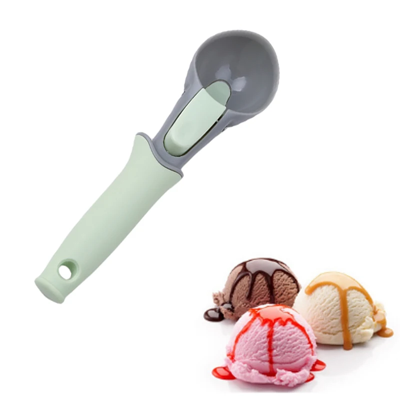 

Практичная кухонная ложка для мороженого, пластиковая ложка, ручка для изготовления мороженого, аксессуары для кухни, оптовая продажа, нови...