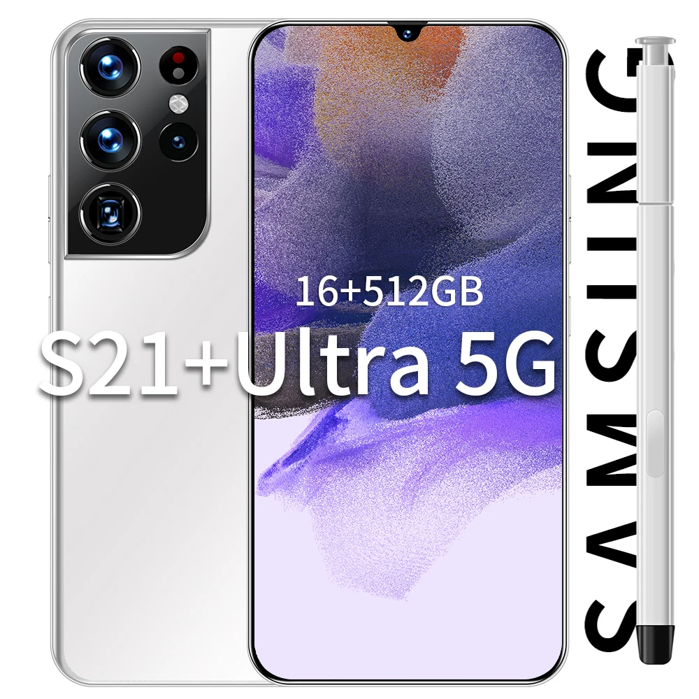

Global Version Samsug Galaxy S21+ Ultra 6.7 Inch Smartphone 6800mAh 16GB+512GB Android 11.0 Unlocked 5G Mobilephone Google GPS