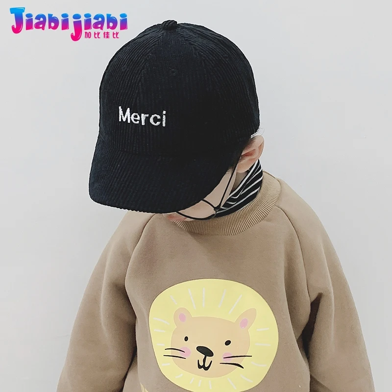 Детская кепка для дошкольников осенне-зимняя ветрозащитная бейсбольная на