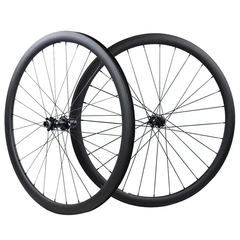 УГЛЕРОДНЫЙ шоссейный дисковый тормоз колесная пара 700C 38 мм 50 трубчатый