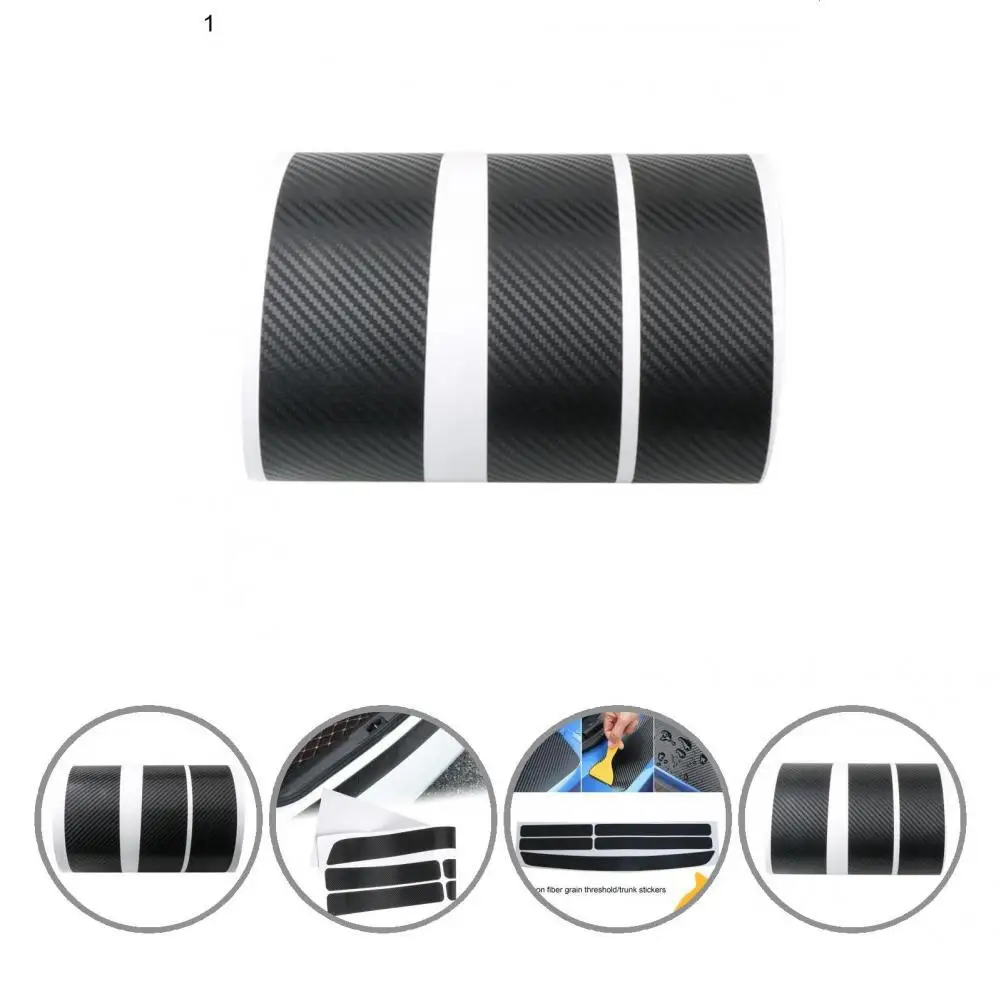 

Cool Trunk Decal Strong Adhesion Lightweight Water Resistant Threshold Sticker Car Door Sticker Car Door Decal 5Pcs/Set