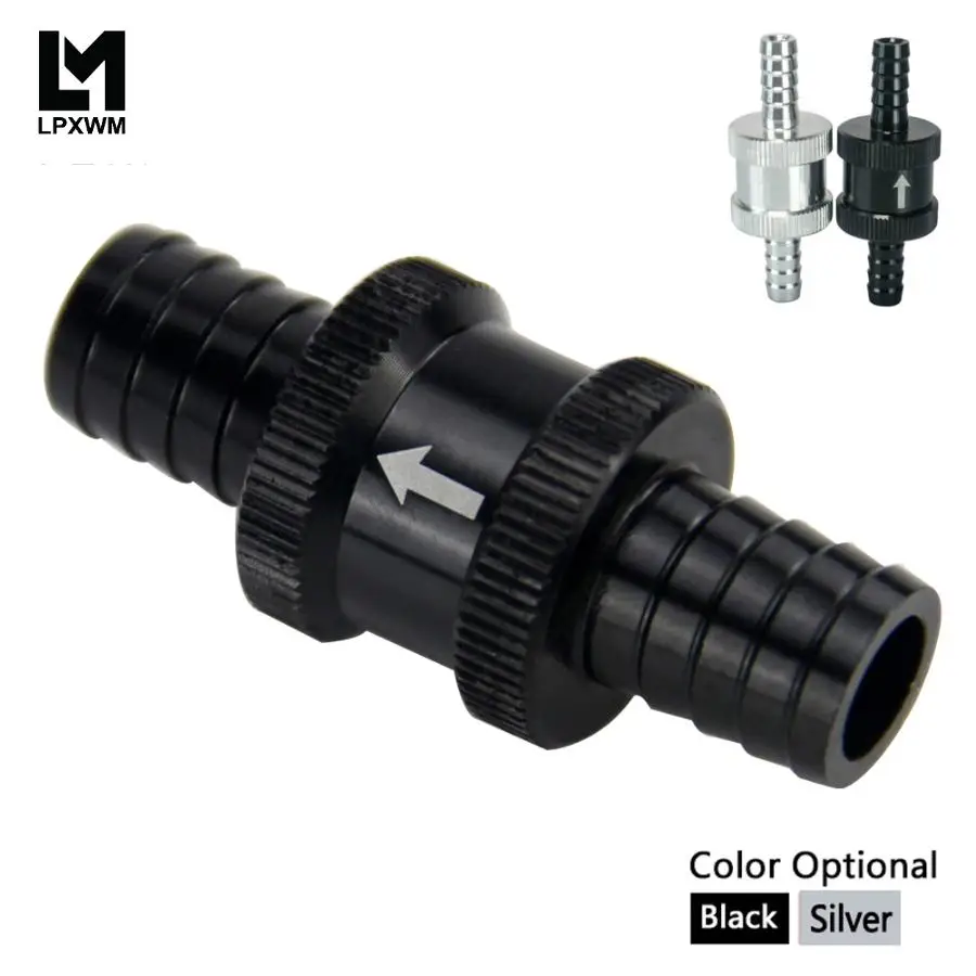 LPXWM - 1/2 &quot12 мм односторонний обратный топливный клапан алюминиевый сплав бензин