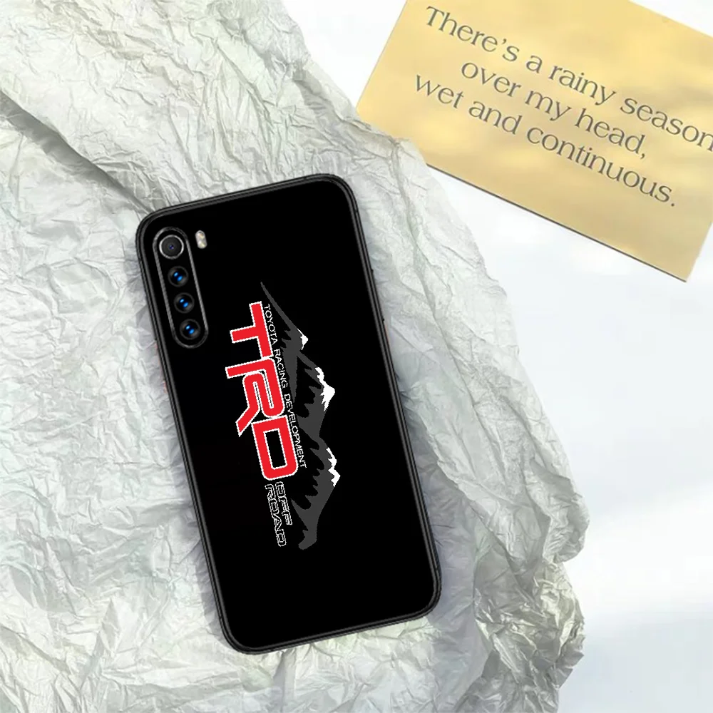 

TRD Toyota Car Phone Case For XIAOMI Redmi Note 5 7 8 T 9 6A 7A 8A 9S K 20 30 Pro black Waterproof Soft Hoesjes Painting Prime