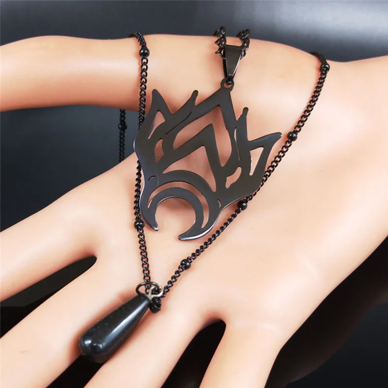 Ожерелье из нержавеющей стали в готическом стиле для мужчин и женщин N4103S03 |